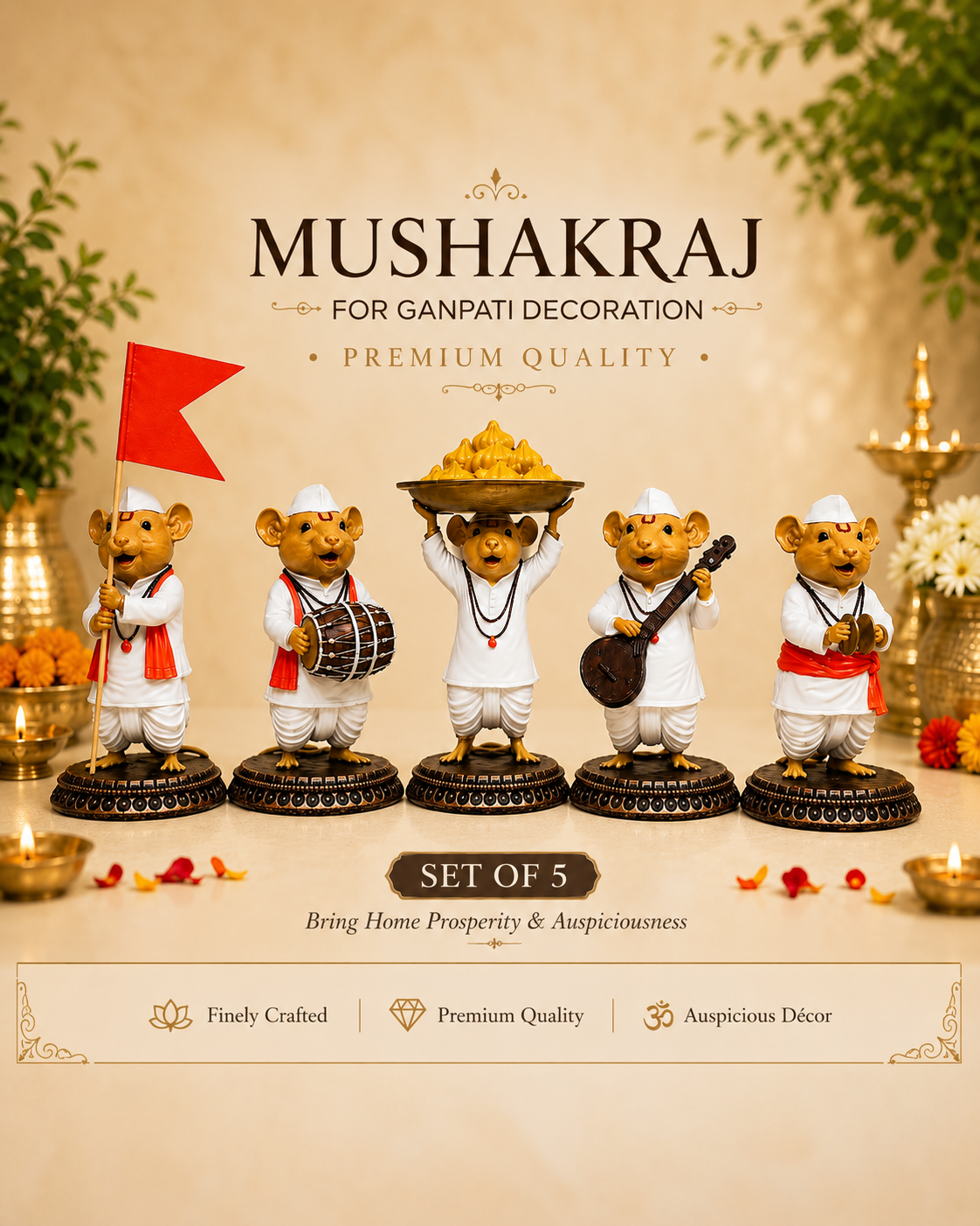 Color Mushakraj (5 Piece set)