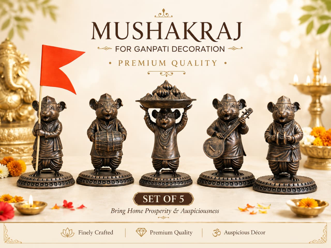 Mushkaraj 5 Piece Set